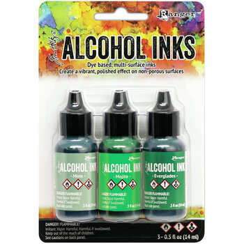 RANGER RANGER ALCOHOL INK MINT/GREEN 3PK