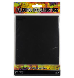 RANGER TIM HOLTZ ALCOHOL INK CARDSTOCK MATTE BLACK 5X7