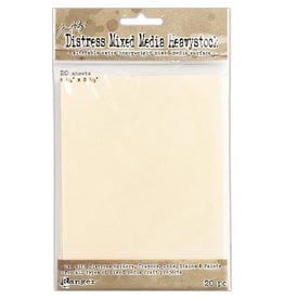 Tim Holtz Distress Cardstock 12 Sheets 4.25x5.5