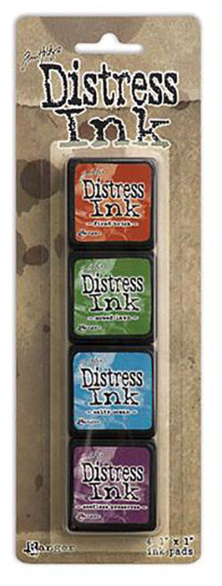 RANGER TIM HOLTZ DISTRESS MINI INK PAD KIT #2 4PK