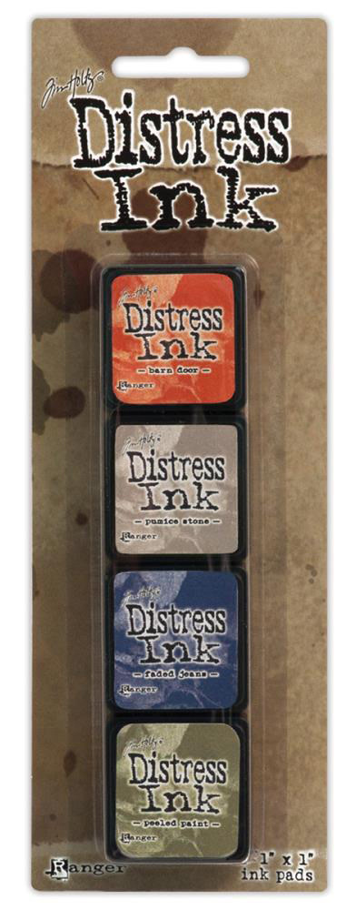 RANGER TIM HOLTZ DISTRESS MINI INK PAD KIT #5 4PK