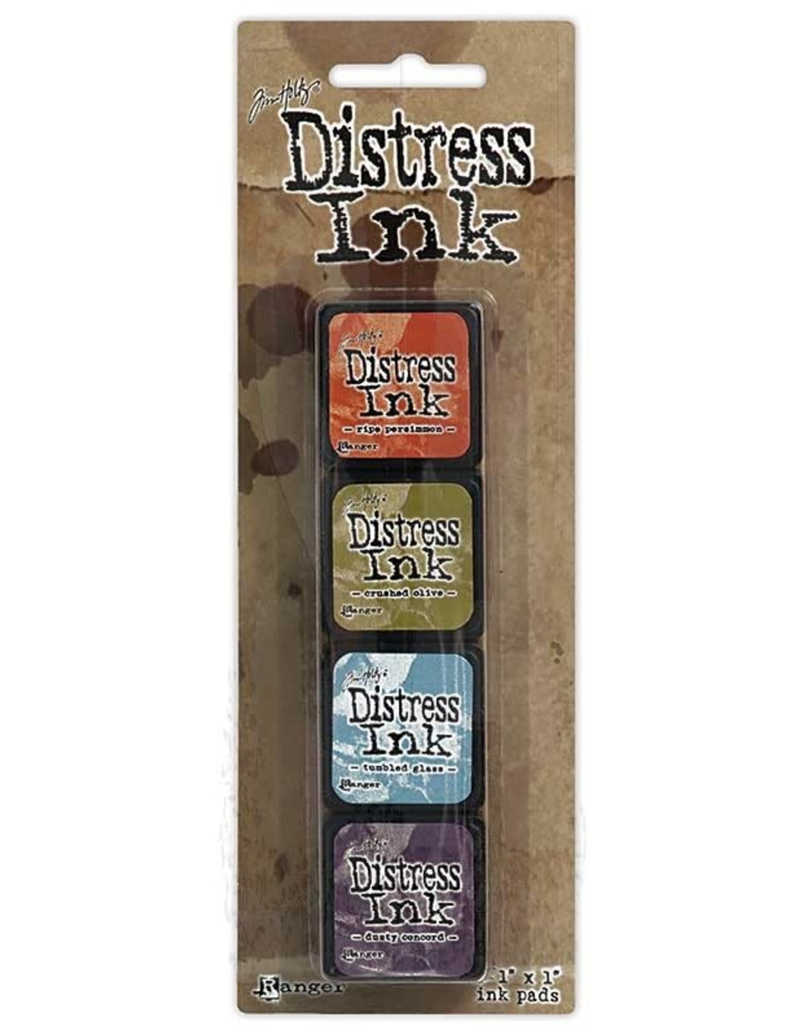 RANGER TIM HOLTZ DISTRESS MINI INK PAD KIT #8 4PK