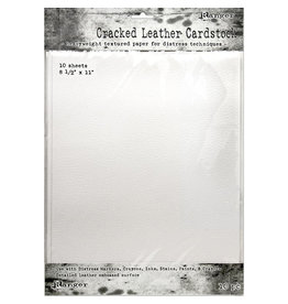 RANGER RANGER TIM HOLTZ DISTRESS CRACKED LEATHER CARDSTOCK 8.5''X11'' 10PK