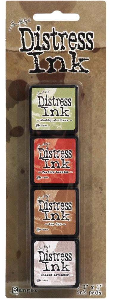 RANGER TIM HOLTZ DISTRESS MINI INK PAD KIT #11 4PK