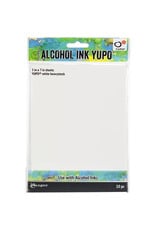 RANGER TIM HOLTZ ALCOHOL INK  YUPO WHITE HEAVYSTOCK 5X7 10PK