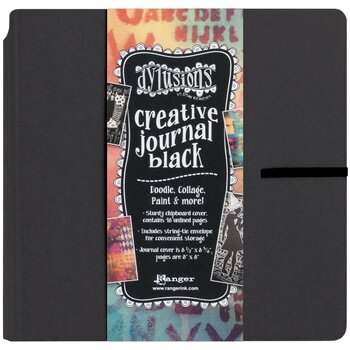 RANGER DYLUSIONS CREATIVE JOURNAL BLACK SQUARE 8X8