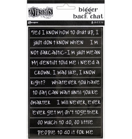 RANGER DYLUSIONS STICKERS BLACK BIGGER BACK CHAT STICKERS