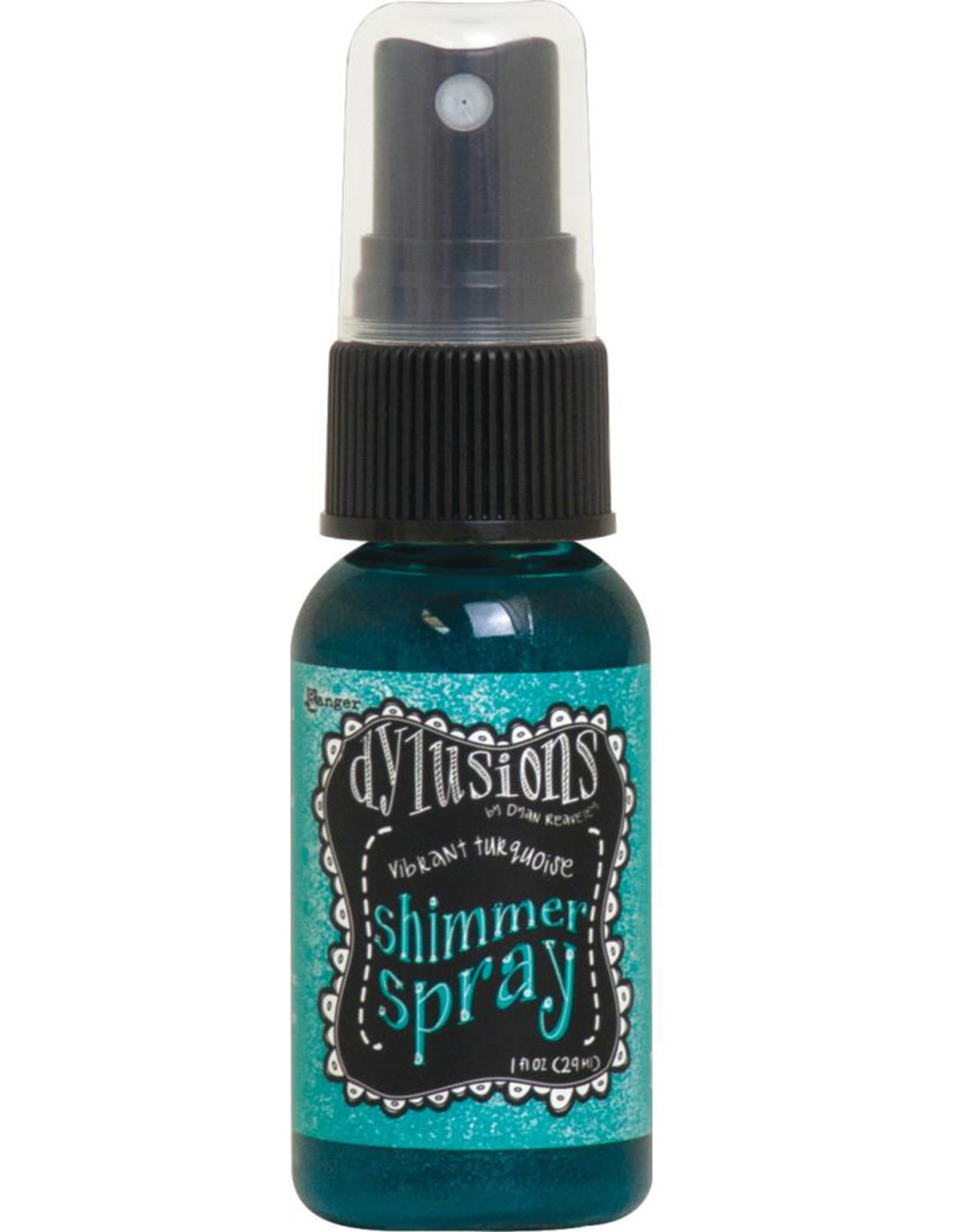 RANGER DYLUSIONS VIBRANT TURQUOISE SHIMMER SPRAY 1OZ