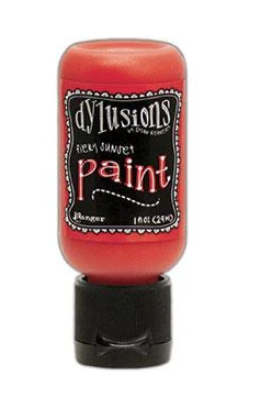 RANGER RANGER DYLUSIONS ACRYLIC PAINT FIERY SUNSET 1OZ