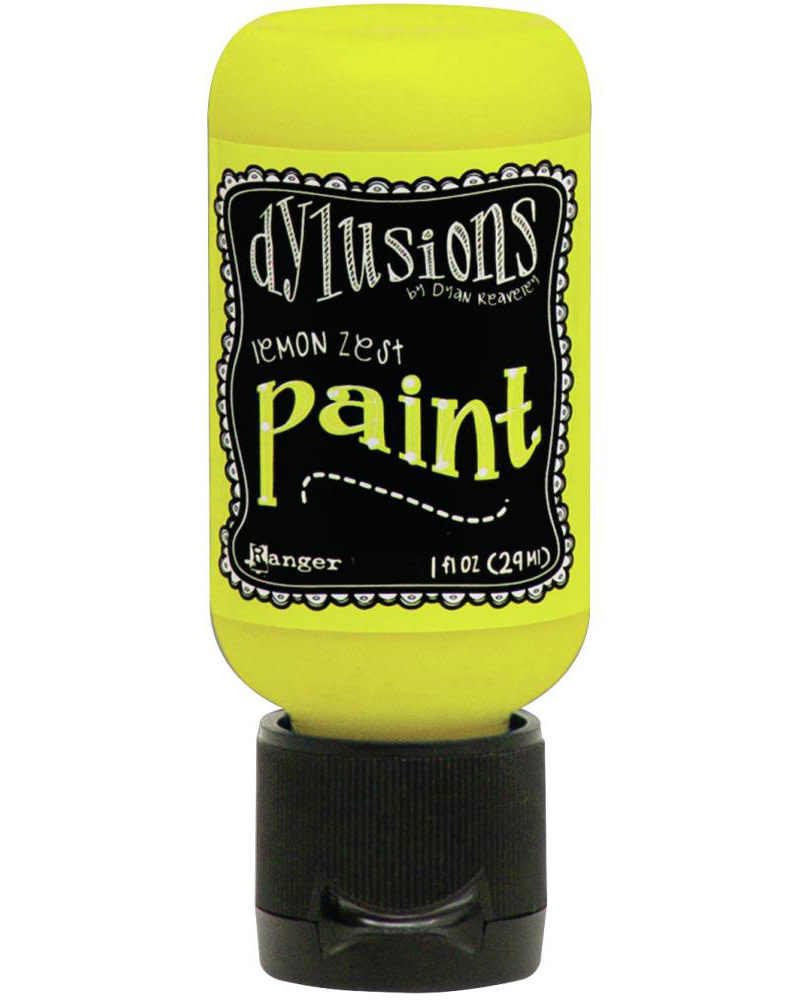 RANGER DYLUSIONS ACRYLIC PAINT LEMON ZEST 1OZ