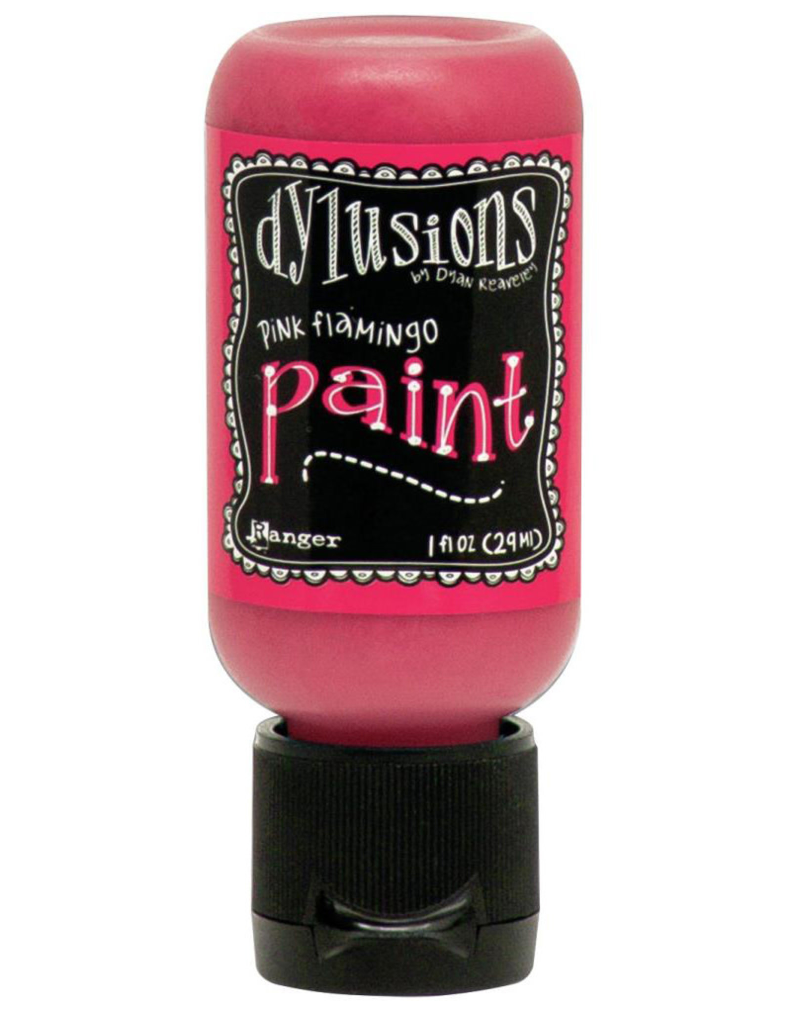 RANGER DYLUSIONS ACRYLIC PAINT PINK FLAMINGO 1OZ