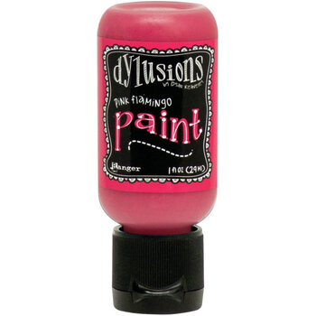 RANGER DYLUSIONS ACRYLIC PAINT PINK FLAMINGO 1OZ