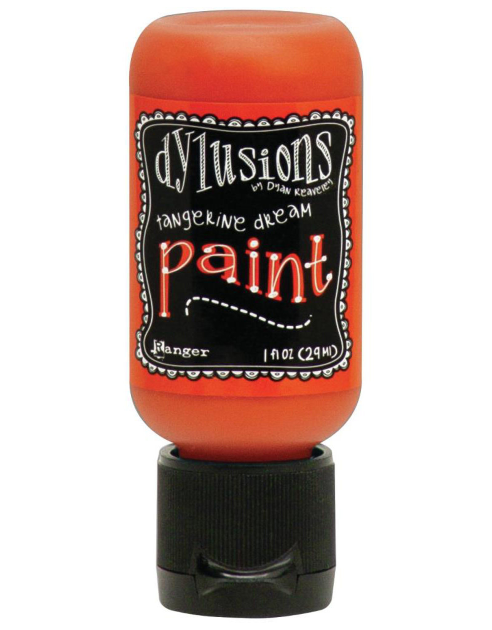 RANGER DYLUSIONS ACRYLIC PAINT TANGERINE DREAM 1OZ