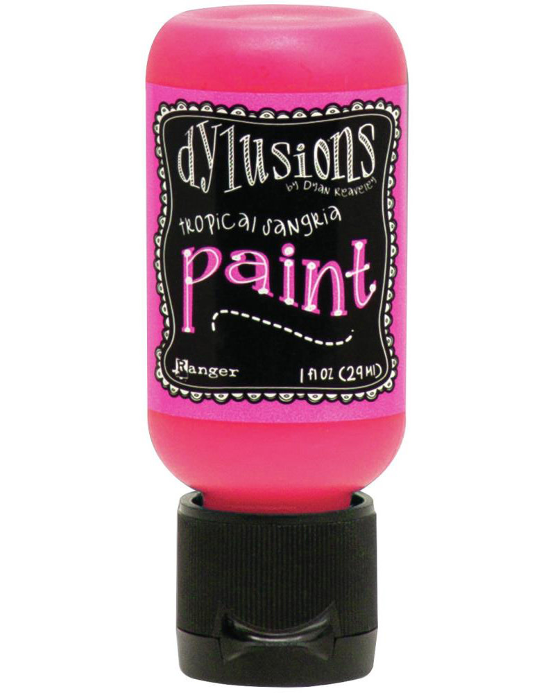 RANGER DYLUSIONS ACRYLIC PAINT TROPICAL SANGRIA 1OZ