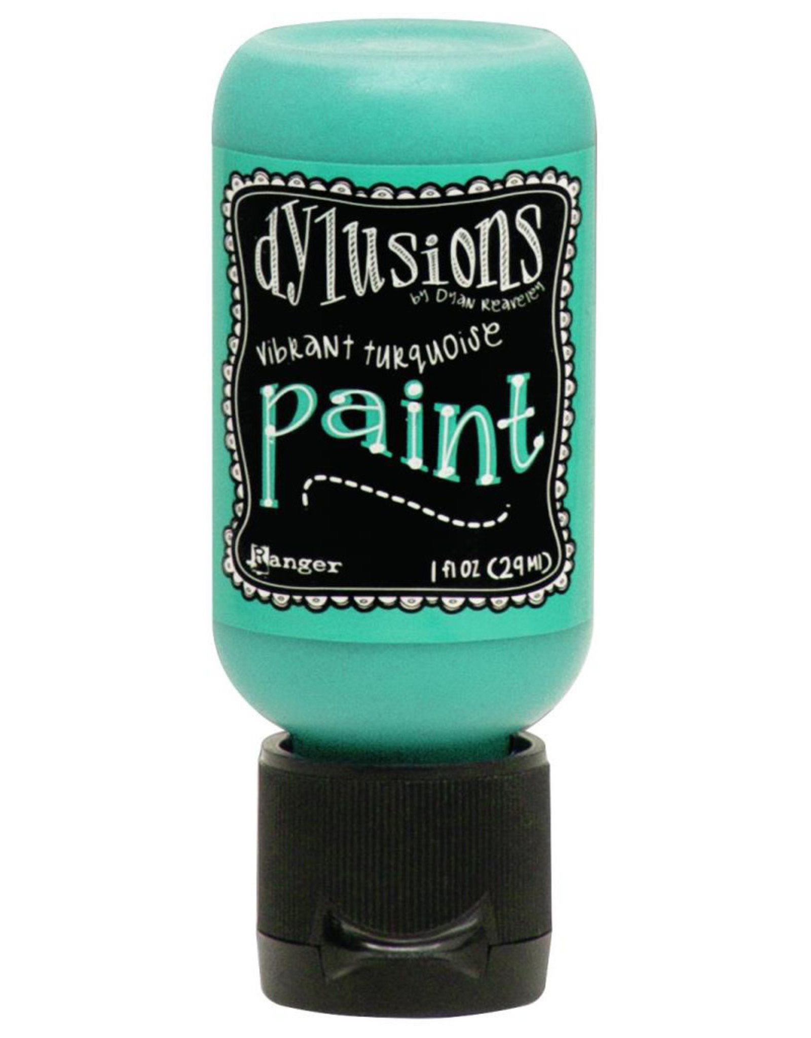 RANGER DYLUSIONS ACRYLIC PAINT  VIBRANT TURQUOISE 1OZ