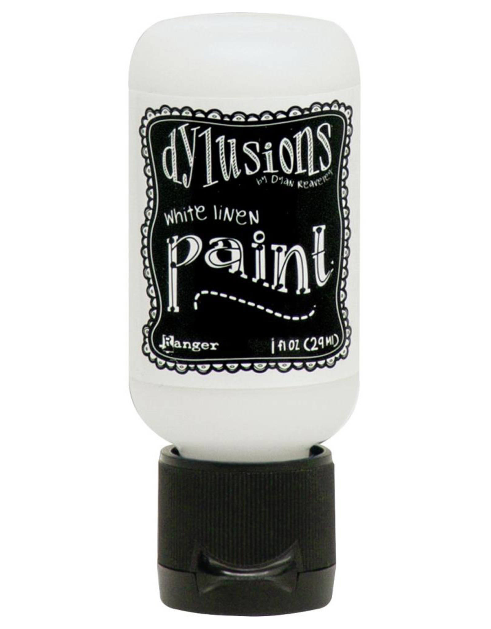 RANGER DYLUSIONS ACRYLIC PAINT WHITE LINEN 1OZ