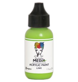 RANGER RANGER DINA WAKLEY MEDIA ACRYLIC PAINT LIME 1OZ