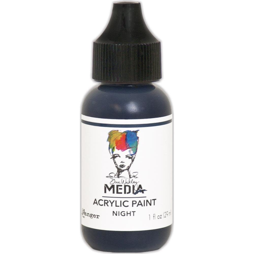 RANGER RANGER DINA WAKLEY MEDIA ACRYLIC PAINT NIGHT 1OZ