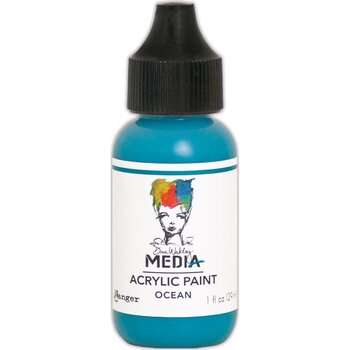 RANGER RANGER DINA WAKLEY MEDIA ACRYLIC PAINT OCEAN 1OZ