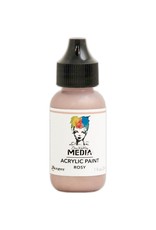 RANGER RANGER DINA WAKLEY MEDIA ACRYLIC PAINT ROSY 1OZ