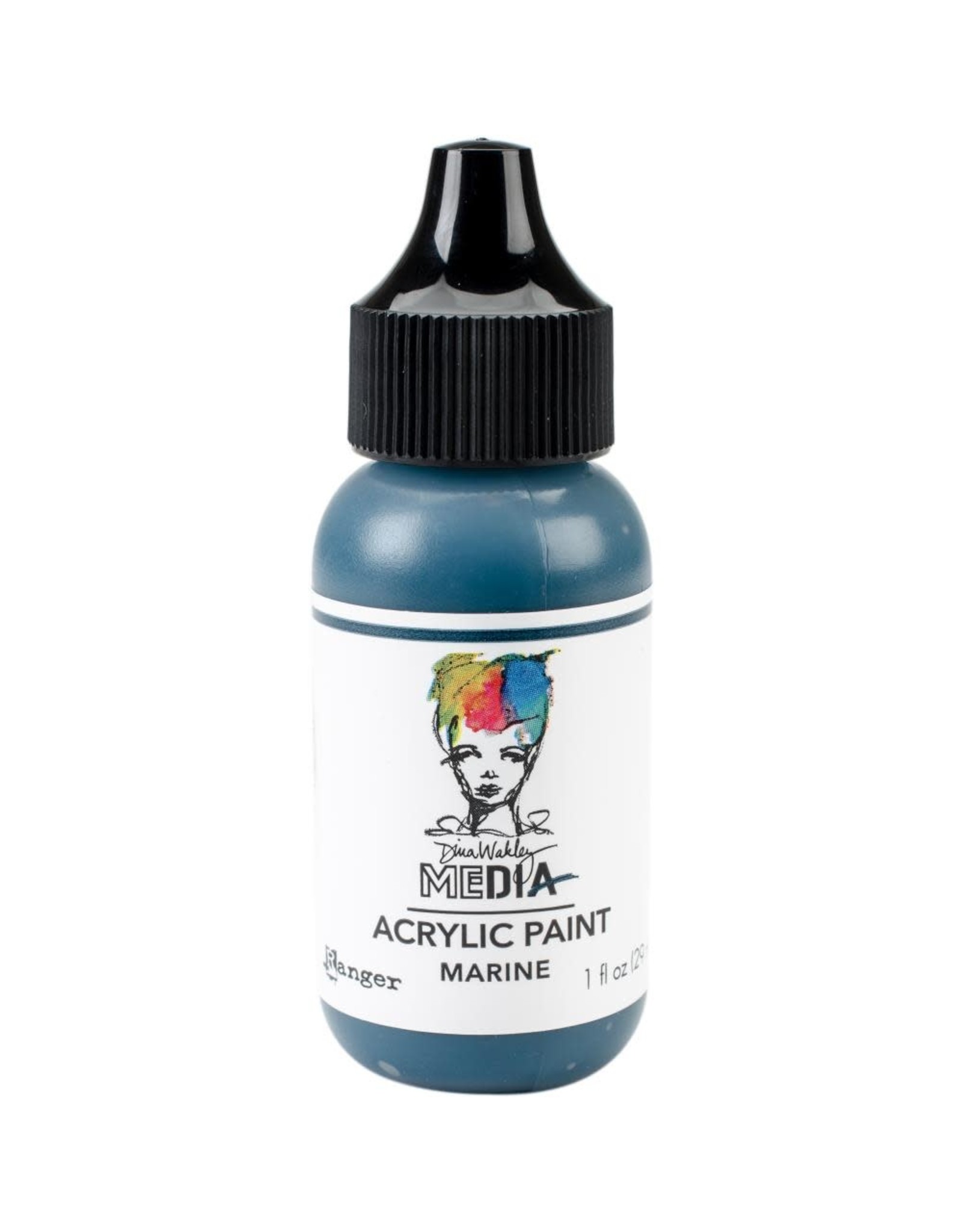 RANGER RANGER DINA WAKLEY MEDIA ACRYLIC PAINT MARINE 1OZ