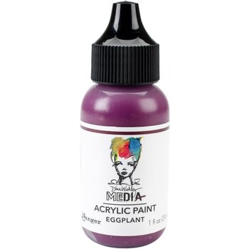 RANGER RANGER DINA WAKLEY MEDIA ACRYLIC PAINT EGGPLANT 1OZ