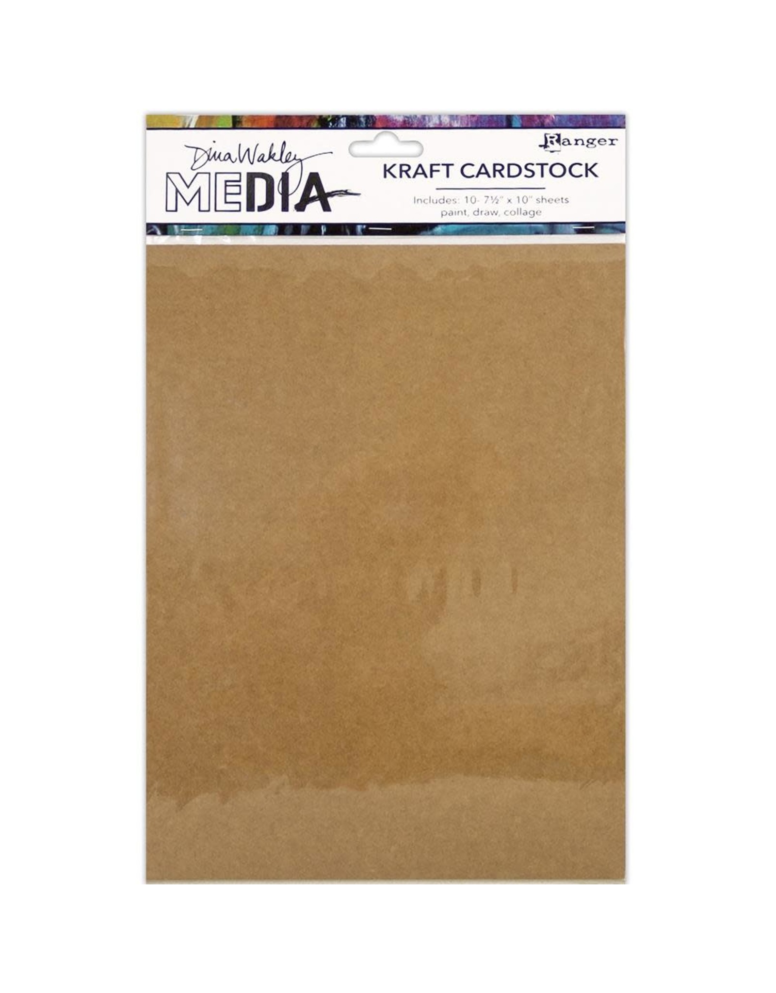 RANGER RANGER DINA WAKLEY MEDIA PAPER KRAFT 7.5X10 10PK