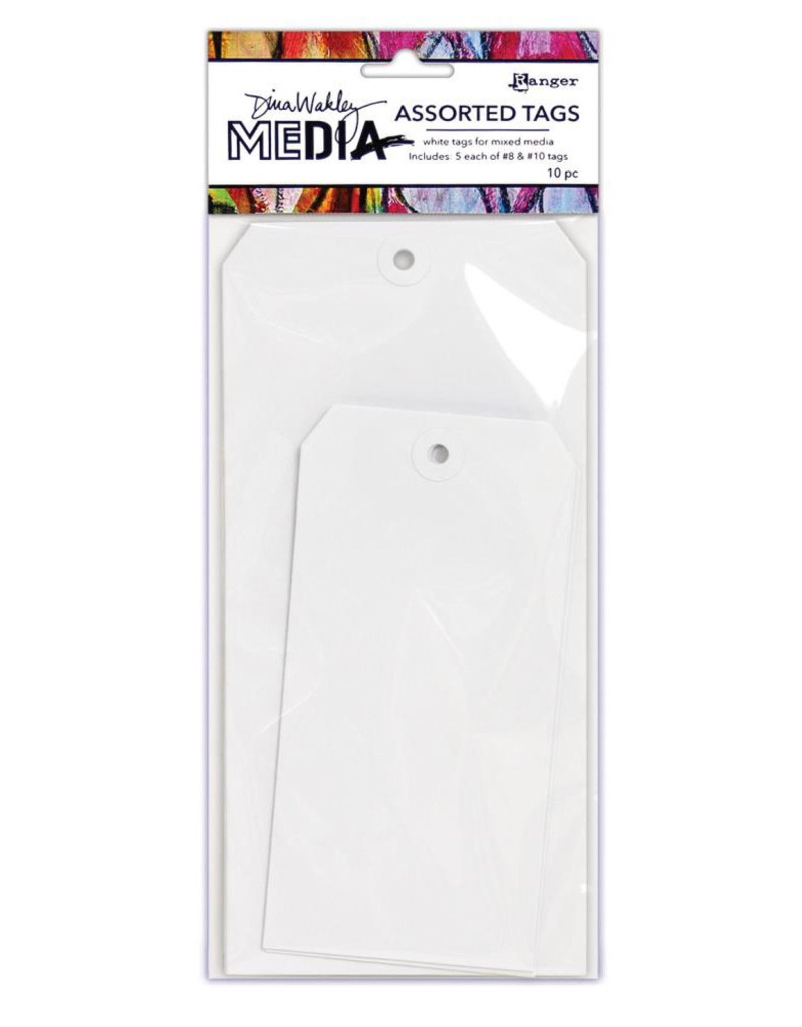 RANGER RANGER DINA WAKLEY MEDIA TAGS ASSORTED LARGE #8 AND #10