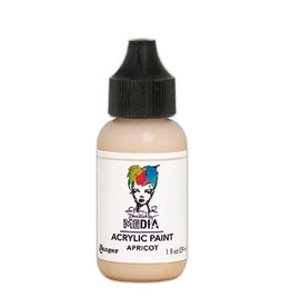 RANGER RANGER DINA WAKLEY MEDIA ACRYLIC PAINT APRICOT 1OZ