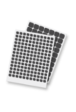 3L SCRAPBOOK ADHESIVES 3D FOAM SQUARES MIX BLACK