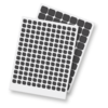 3L SCRAPBOOK ADHESIVES 3D FOAM SQUARES MIX BLACK
