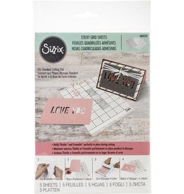 SIZZIX SIZZIX STICKY GRID SHEETS 5PK