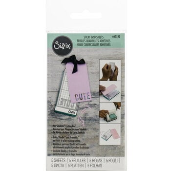 SIZZIX SIZZIX STICKY GRID SHEETS 2.5''X4.5'' 5 SHEETS