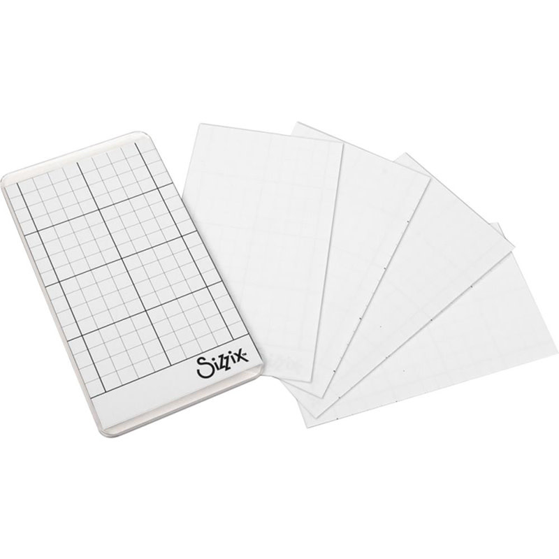 SIZZIX SIZZIX STICKY GRID SHEETS 2.5''X4.5'' 5 SHEETS