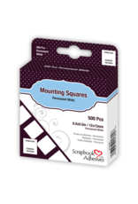 3L SCRAPBOOK ADHESIVES MOUNTING SQUARES PERMANENT 500PK