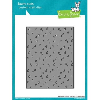 LAWN FAWN LAWN FAWN RAINY BACKDROP PORTRAIT DIE