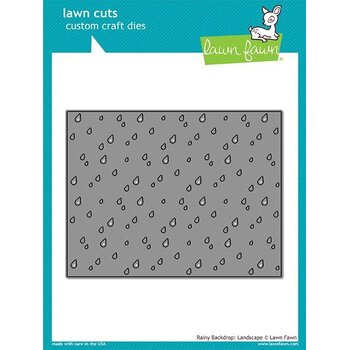 LAWN FAWN LAWN FAWN RAINY BACKDROP LANDSCAPE DIE