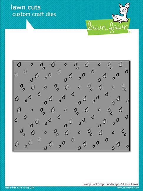 LAWN FAWN LAWN FAWN RAINY BACKDROP LANDSCAPE DIE
