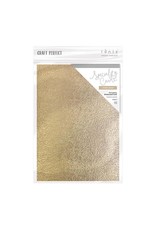 TONIC TONIC STUDIOS SPECIALITY CARD LUXURY EMBOSSED CARD GOLDEN GLACIER A4 5PK