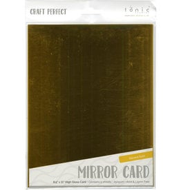 TONIC TONIC STUDIOS MIRROR CARD HARVEST GOLD 8.5X11 5PK