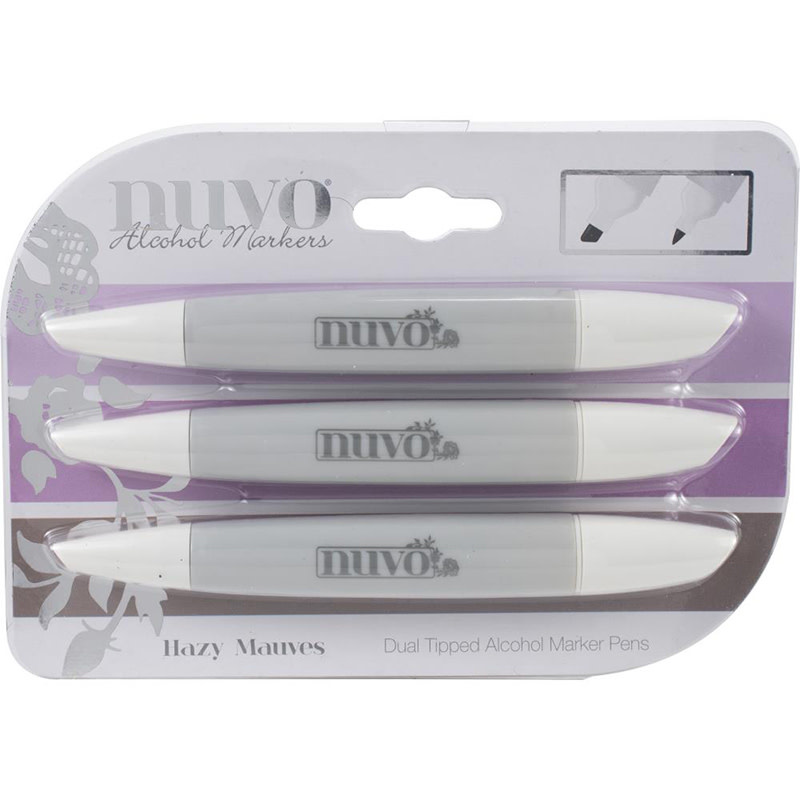 TONIC TONIC STUDIOS NUVO ALCOHOL MARKERS HAZY MAUVES 3PK
