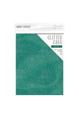 TONIC TONIC STUDIOS GLITTER CARD TURQUOISE LAKE 8.5X11 5PK