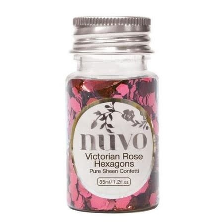 TONIC TONIC STUDIOS NUVO PURE SHEEN CONFETTI VICTORIAN ROSE HEXAGONS