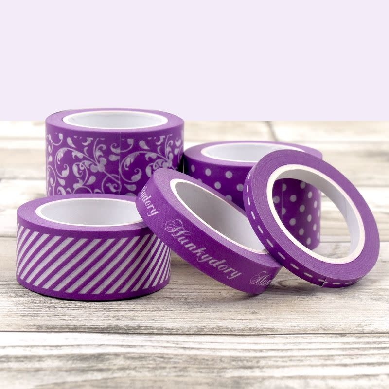 HUNKYDORY CRAFTS LTD. HUNKYDORY PREMIER CRAFT TOOLS LOW-TACK TAPE STACK 5 ROLLS X 10M