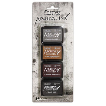 RANGER TIM HOLTZ DISTRESS ARCHIVAL MINI INK PAD KIT #3