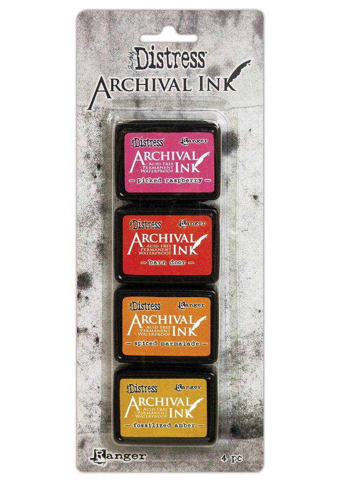 RANGER TIM HOLTZ DISTRESS ARCHIVAL MINI INK PAD KIT #1