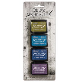 RANGER TIM HOLTZ DISTRESS ARCHIVAL MINI INK PAD KIT #2