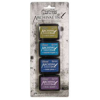 RANGER TIM HOLTZ DISTRESS ARCHIVAL MINI INK PAD KIT #2