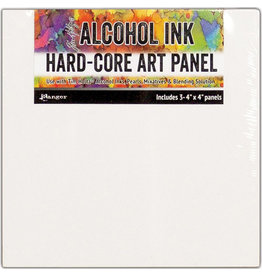 RANGER TIM HOLTZ ALCOHOL INK ART PANEL 4X4 3PK