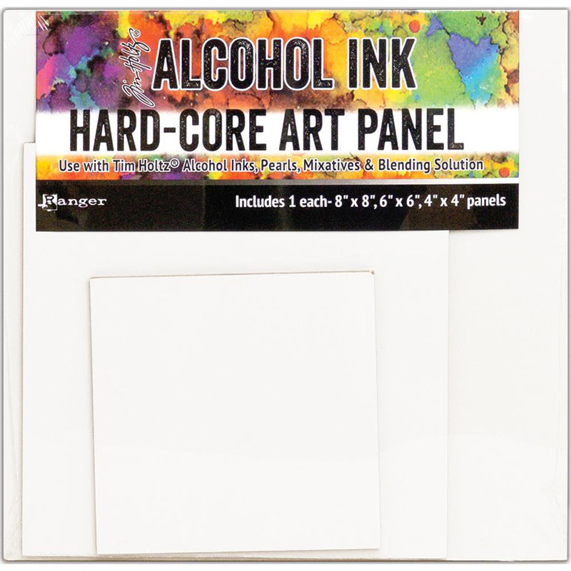 RANGER TIM HOLTZ ALCOHOL INK HARD-CORE ART PANEL MIXED SIZES